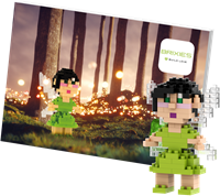 BRIXIES Postkaart Fee - 145 st