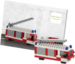 BRIXIES Postkaart Brandweer - 133 st