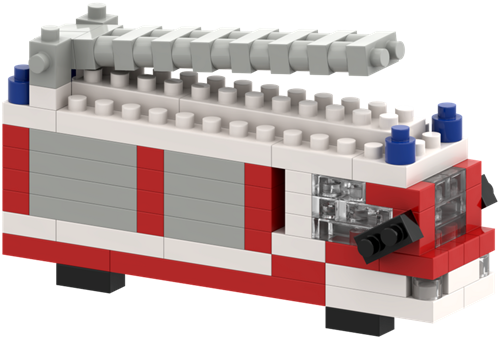 BRIXIES Postkaart Brandweer - 133 st-2