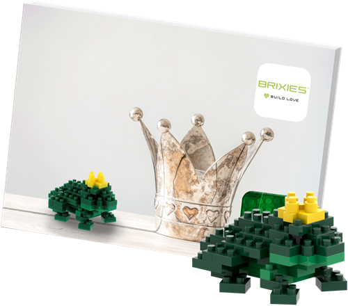 BRIXIES Postkaart Kikkerkoning - 60 st-2