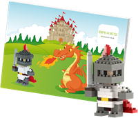 BRIXIES Postkaart Ridder - 114 st