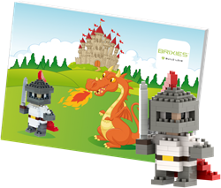 BRIXIES Postkaart Ridder - 114 st