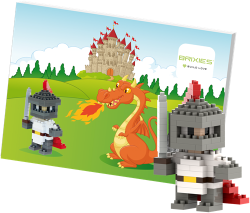 BRIXIES Postkaart Ridder - 114 st