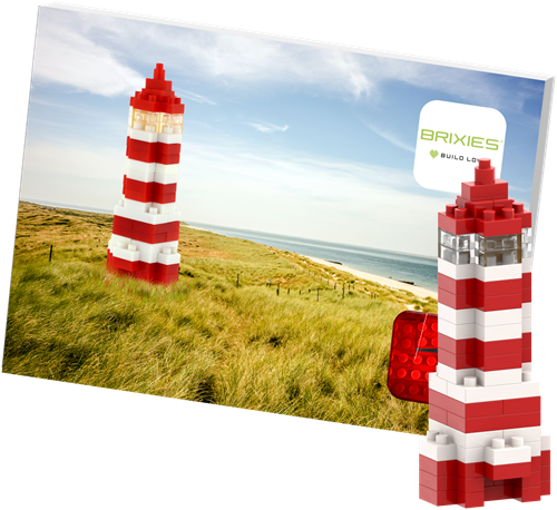 BRIXIES Postkaart Vuurtoren - 72 st