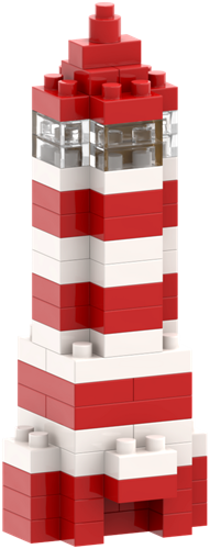 BRIXIES Postkaart Vuurtoren - 72 st-2