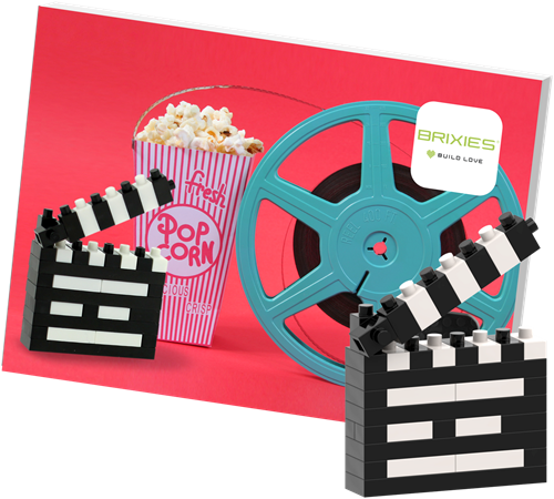 BRIXIES Postkaart Filmclapper - 39 st