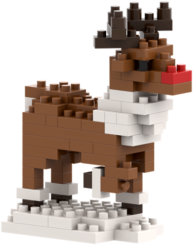 BRIXIES Postkaart Rendier - 89 st-2