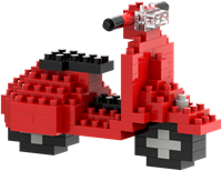 BRIXIES Postkaart Scooter - 101 st-2