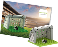 BRIXIES Postkaart Voetbal - 142 st