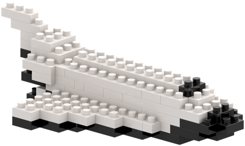 BRIXIES Postkaart Ruimteveer - 78 st