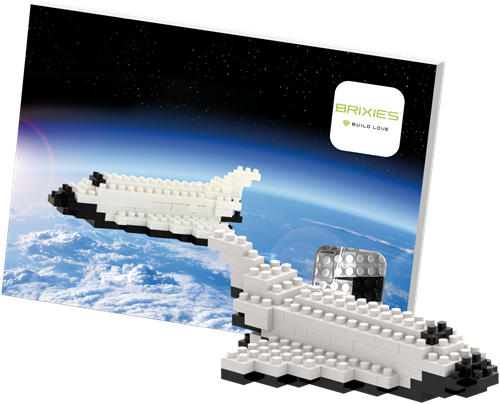 BRIXIES Postkaart Ruimteveer - 78 st-2