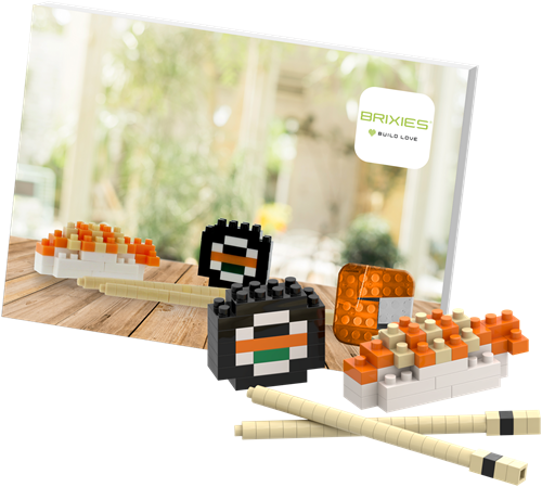 BRIXIES Postkaart Sushi - 99 st