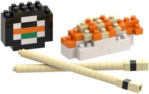 BRIXIES Postkaart Sushi - 99 st-2