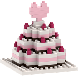 BRIXIES Postkaart Bruidstaart - 81 st