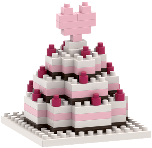 BRIXIES Postkaart Bruidstaart - 81 st