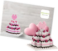 BRIXIES Postkaart Bruidstaart - 81 st-2