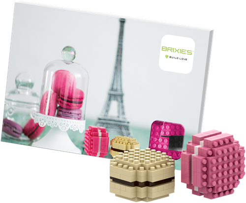 BRIXIES Postkaart Macarons "French Edition" - 63 st-2