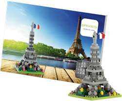BRIXIES Postkaart Eiffeltoren "French Edition" - 99 st