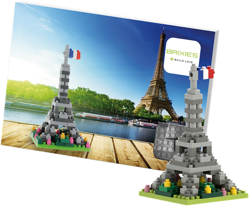 BRIXIES Postkaart Eiffeltoren "French Edition" - 99 st