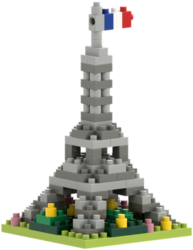 BRIXIES Postkaart Eiffeltoren "French Edition" - 99 st-2