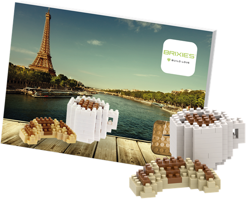 BRIXIES Postkaart ontbijtje "French Edition" - 118 st