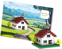 BRIXIES Postkaart Huis - 137 st