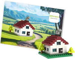 BRIXIES Postkaart Huis - 137 st