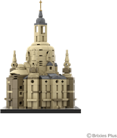 BRIXIES Plus Vrouwkerk Dresden (klein) - 374 st-2