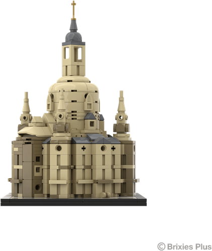 BRIXIES Plus Vrouwkerk Dresden (klein) - 374 st-2