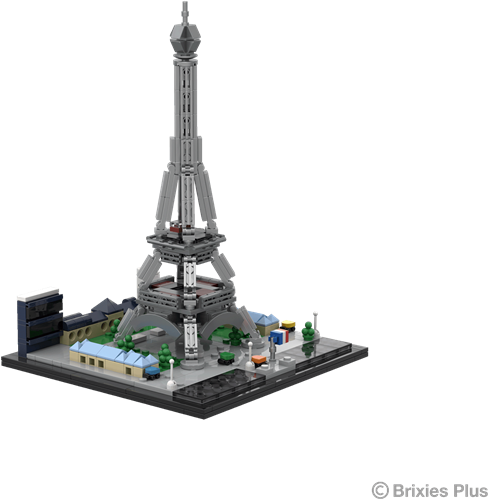 BRIXIES Plus Eiffeltoren (klein) - 502 st