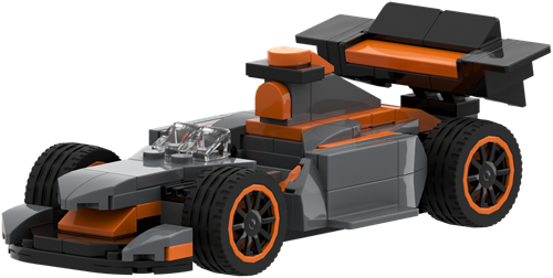 BRIXIES Plus Mini Circuit Racewagen - 134 st