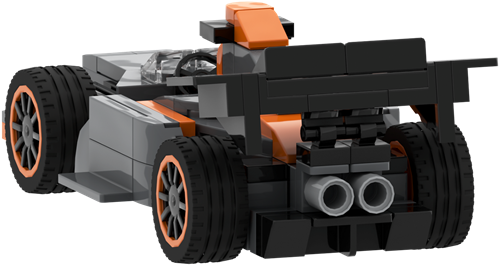 BRIXIES Plus Mini Circuit Racewagen - 134 st-2