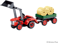 BRIXIES Plus Tractor rood - 150 st