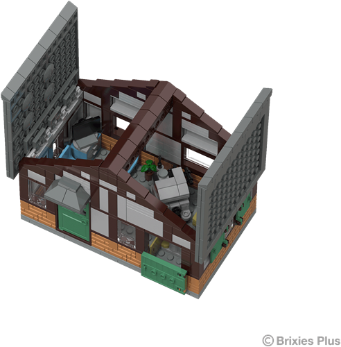 BRIXIES Plus Dierenarts uitgeklapt - 485 st