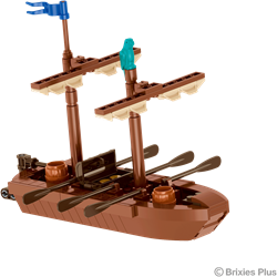BRIXIES Plus Piratenschip klein - 163 st