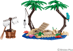 BRIXIES Plus Pirateneiland schat - 163 st