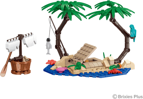 BRIXIES Plus Pirateneiland schat - 163 st