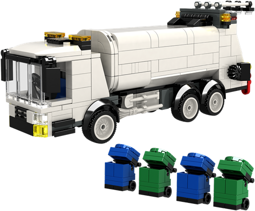 BRIXIES Plus Vuilniswagen - 451 st