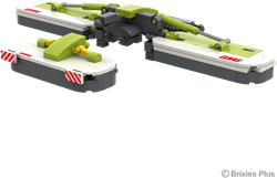 BRIXIES Plus CLAAS DISCO Maaicombinatie - 259 st