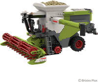 BRIXIES Plus CLAAS LEXION 8900 TERRA TRAC incl. Aanhangwagen - 1498 st