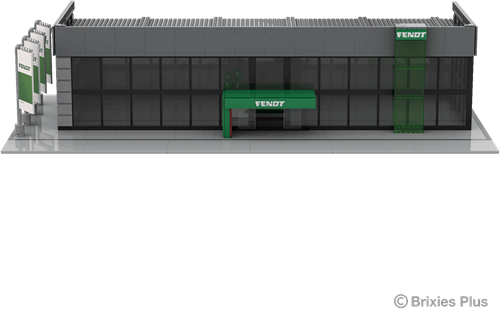 BRIXIES Plus Fendt Shop Diarama - 1127 st