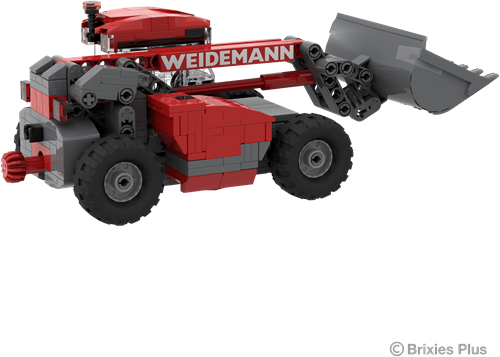 BRIXIES Plus Weidemann T6025 met Accessoires - 527 st