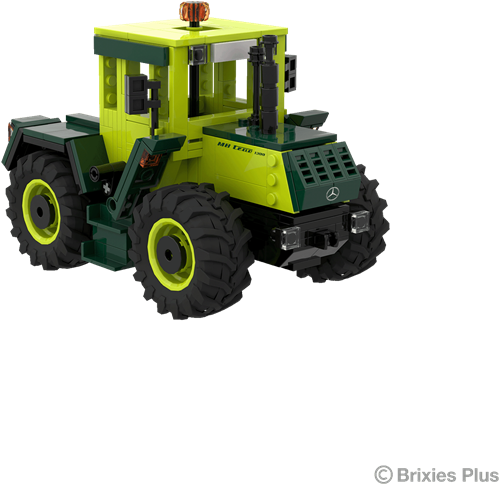 BRIXIES Plus MB-Trac 1500 - 1:30 Schaal Lime-DG - 456 st-2