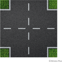 BRIXIES Grondplaat 32 x 32 Kruising