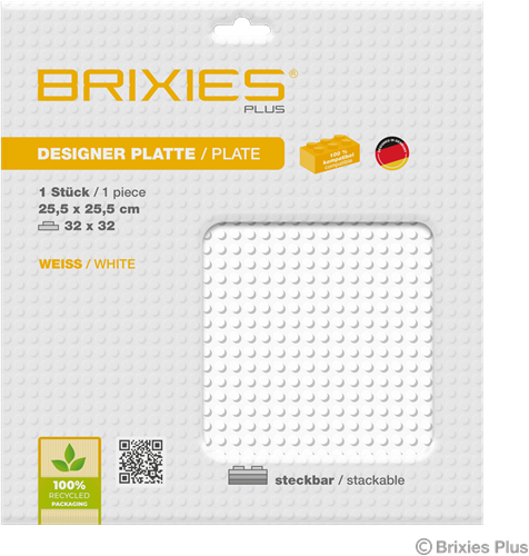 BRIXIES Grondplaat 32 x 32 Basis wit-2