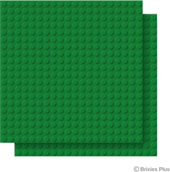 BRIXIES Grondplaat 20 x 20 Dubbelpak groen