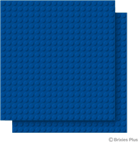 BRIXIES Grondplaat 20 x 20 Dubbelpak blauw