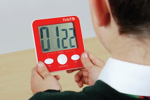 Tickit Jumbo-timer Rood-3