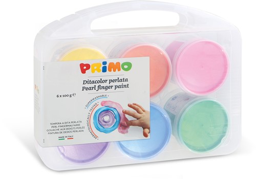 Primo - Vingerverf Parelmoer (6x100gr)
