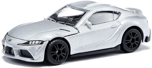 Siku Toyota GR Supra speelgoedauto metaal/plastic zilver gedetailleerde motorreplica sportieve velgen rubberen banden-3